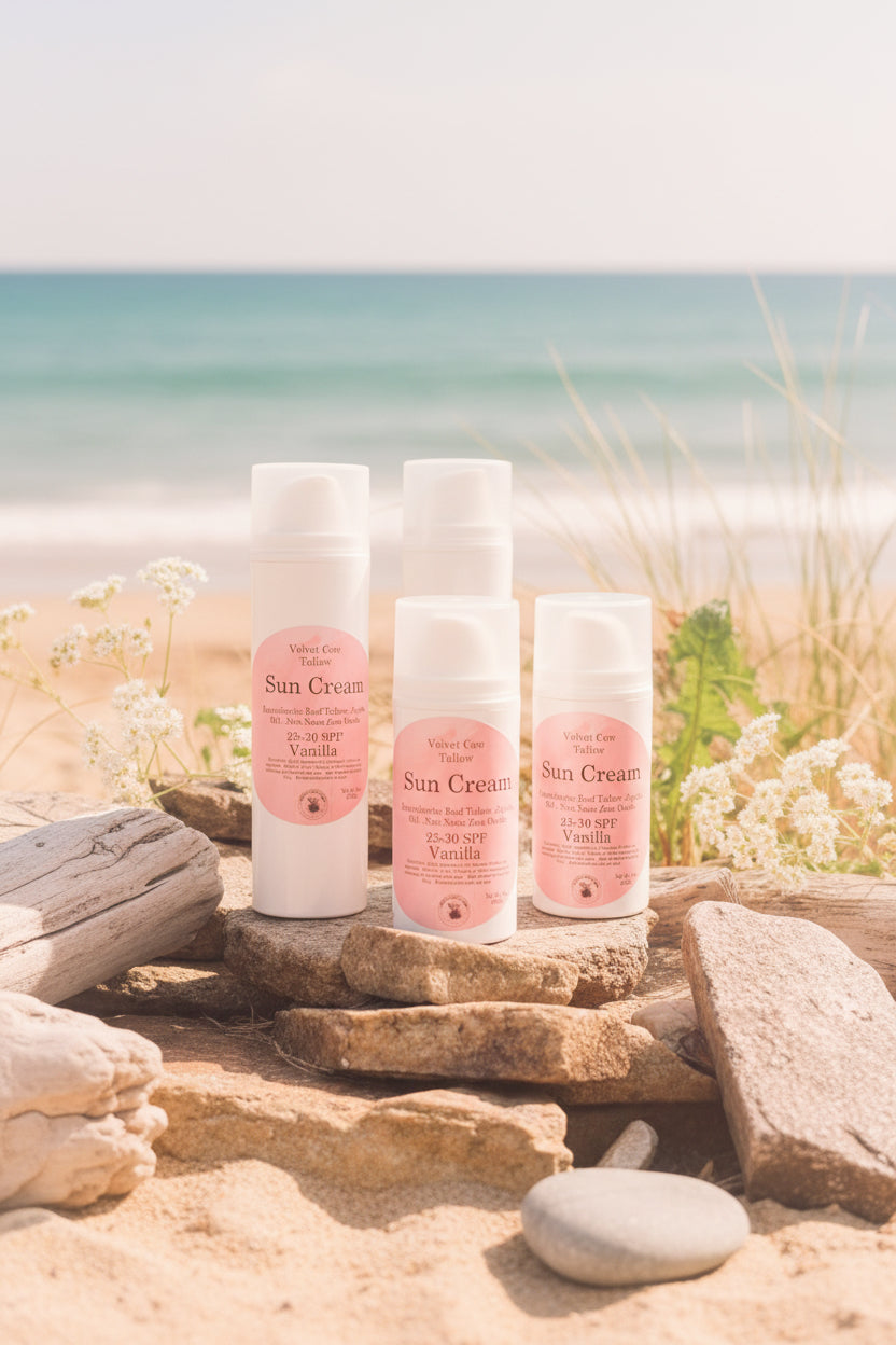 Tallow Sunscreen SPF | Natural Zinc Oxide Protection