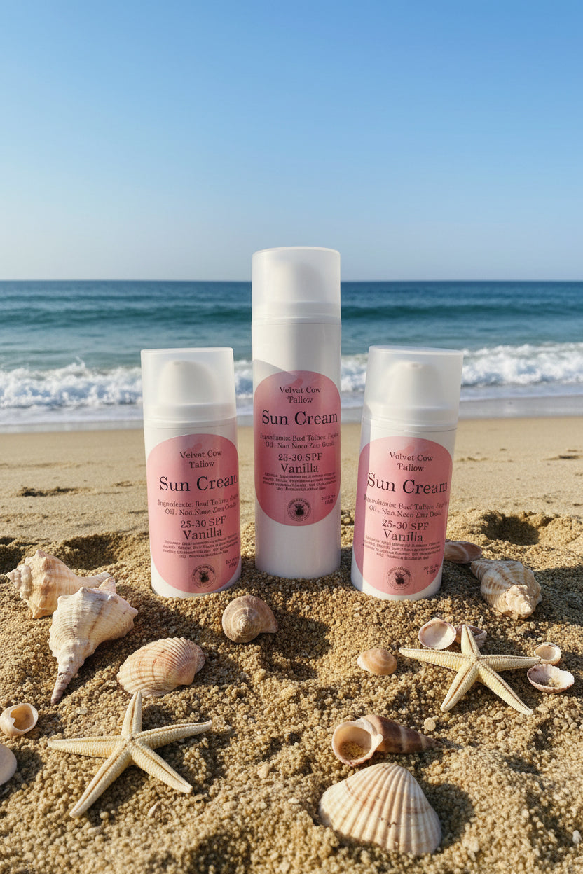 Tallow Sunscreen SPF | Natural Zinc Oxide Protection