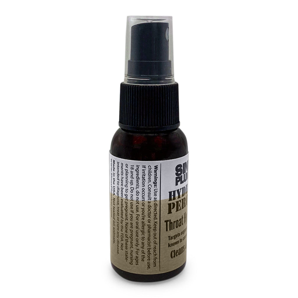 Sinus Plumber Hydrogen Peroxide Throat Spray | Cold & Flu Support