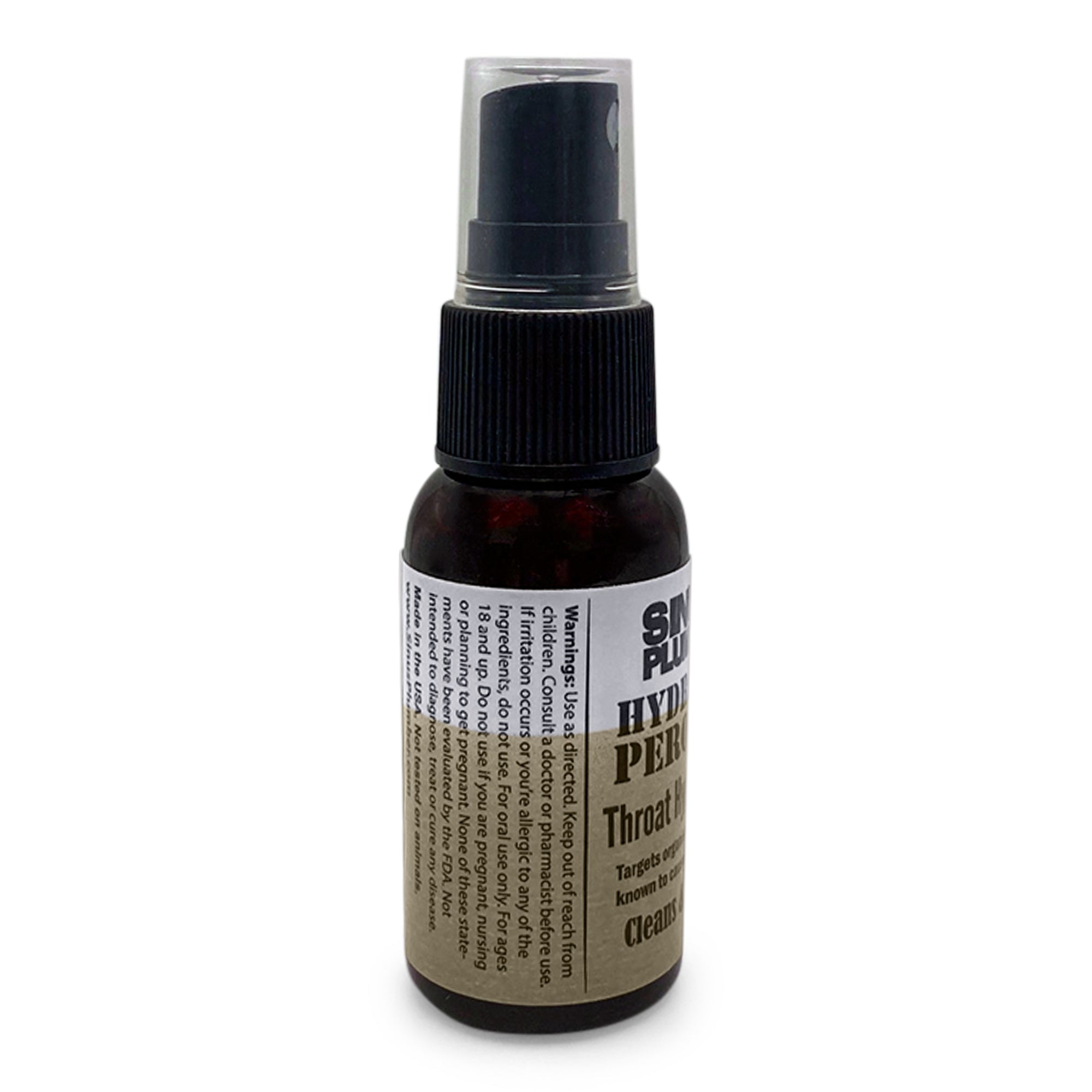 Sinus Plumber Hydrogen Peroxide Throat Spray | Cold & Flu Support