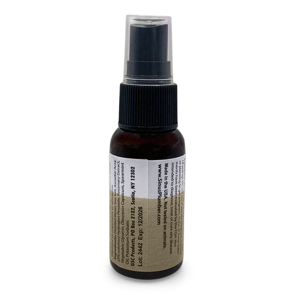 Sinus Plumber Hydrogen Peroxide Throat Spray | Cold & Flu Support