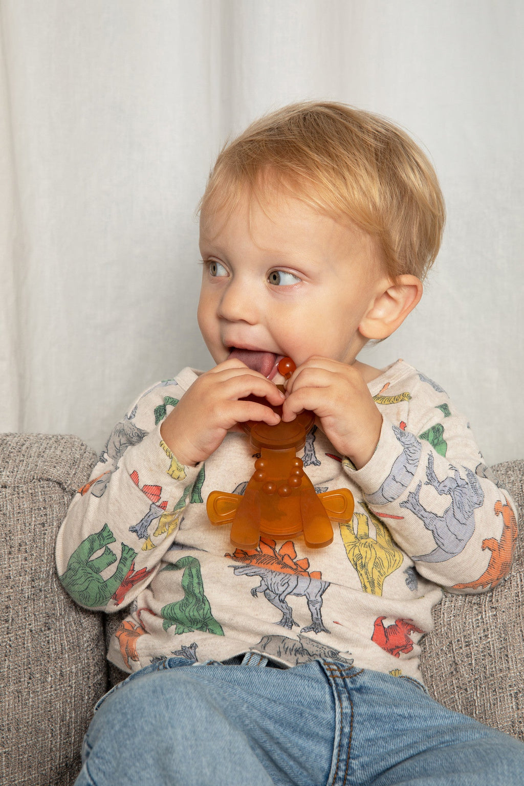 The Little Bamber - Natural Rubber & Baltic Amber Teething Toy